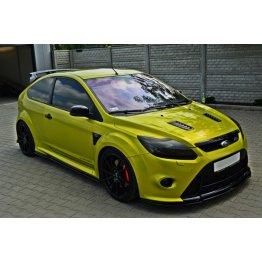 Накладка сплиттер на передний бампер вариант 2 на Ford Focus II RS рестайл